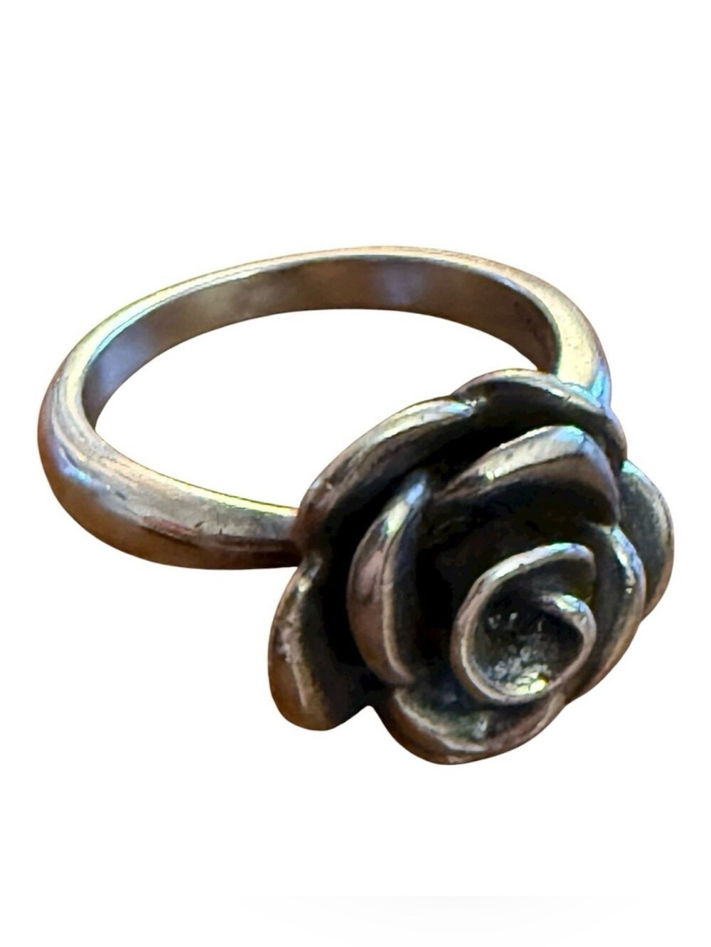 James Avery Retired Ring Size 6 Rose Blossom Sterling Silver 925